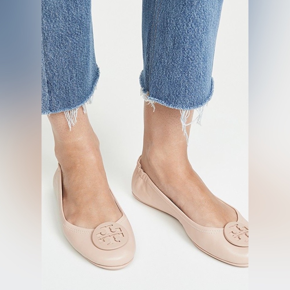 New Tory Burch Minnie Travel Flat Size 6